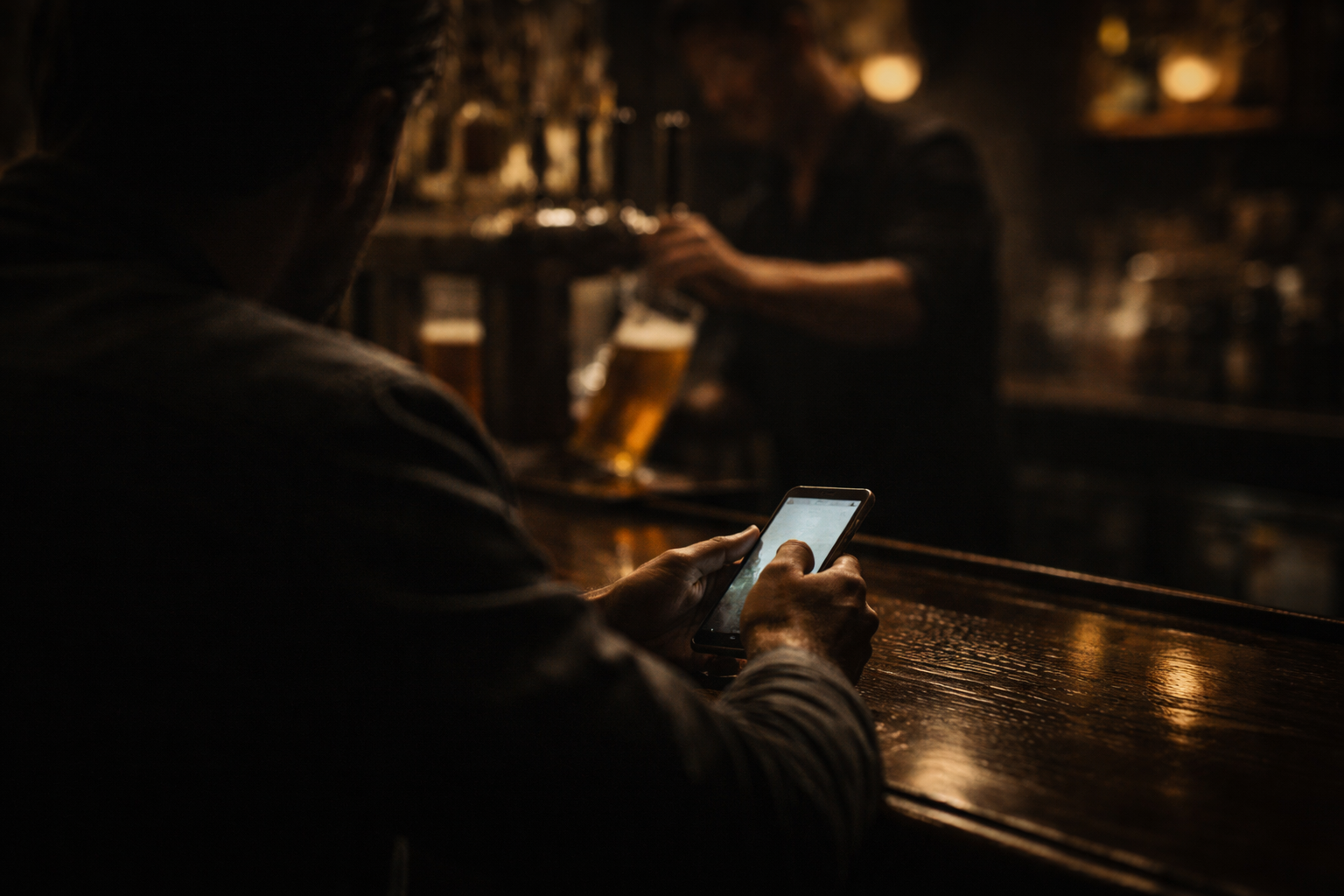 Det er enkelt — <span>bare vælg</span>, <span>tryk</span>, <span>drik</span>